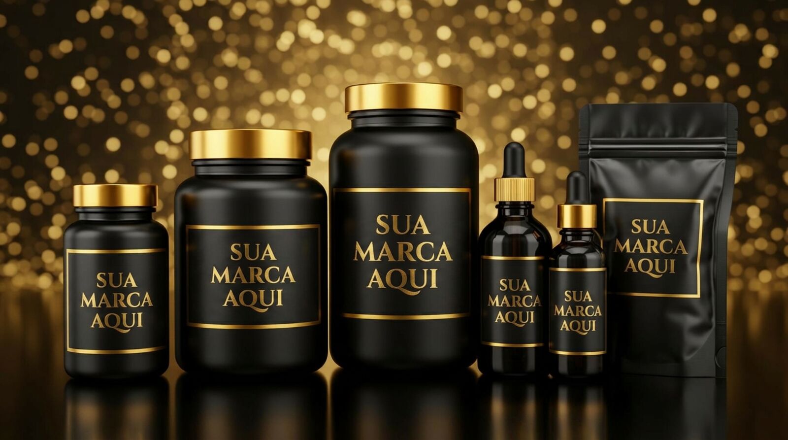 Linha completa de produtos private label